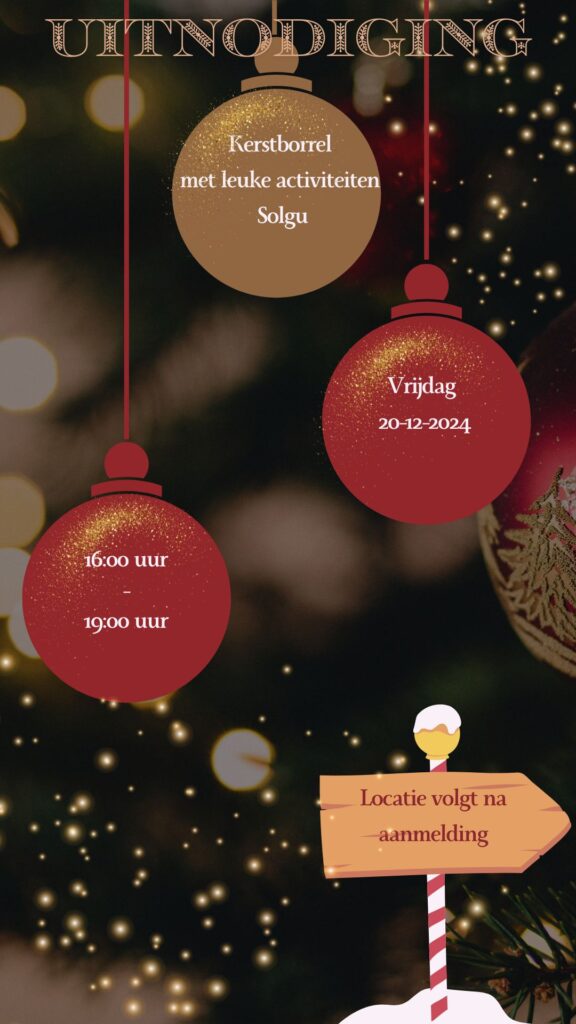 uitnodiging kerstborrel
