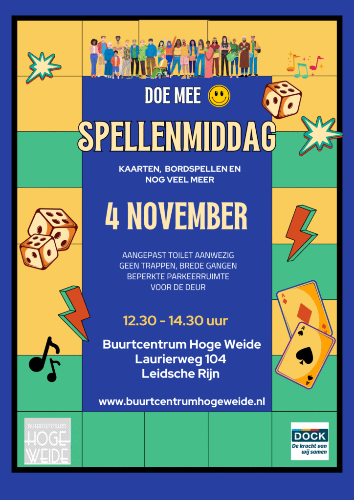spellenmiddag 4 november