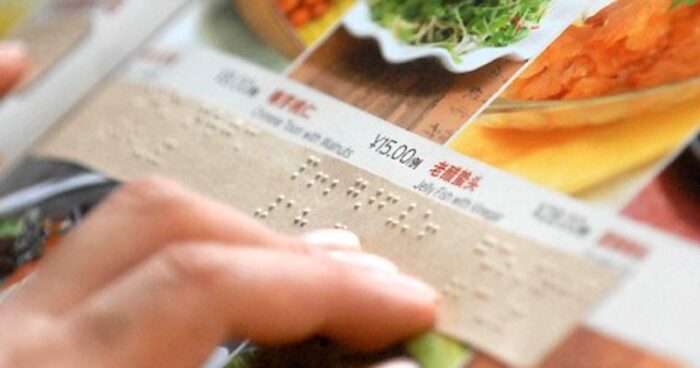 braillemenukaart