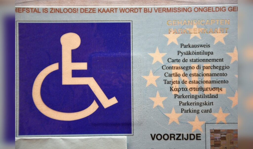 Gehandicaptenparkeerkaart