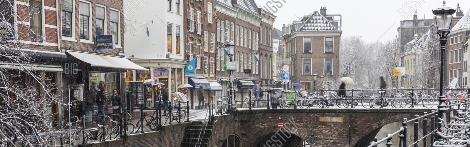 Utrecht in de sneeuw
