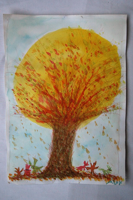 Schilderij Alok Blondé