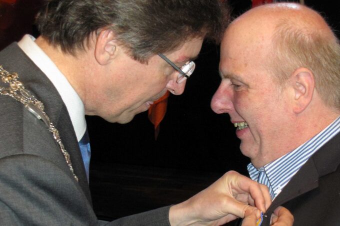 Peter Govaard met onderscheiding